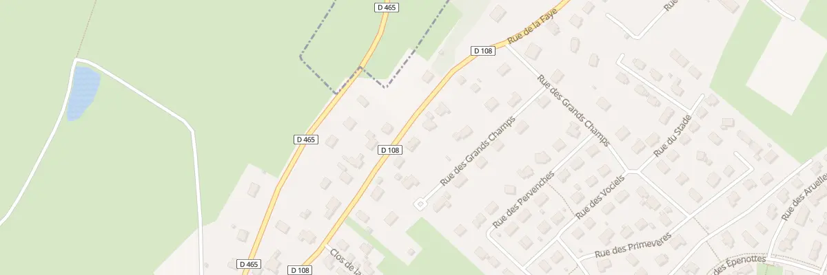 Plan du 20 Rue de la Faye à Serre-les-Sapins