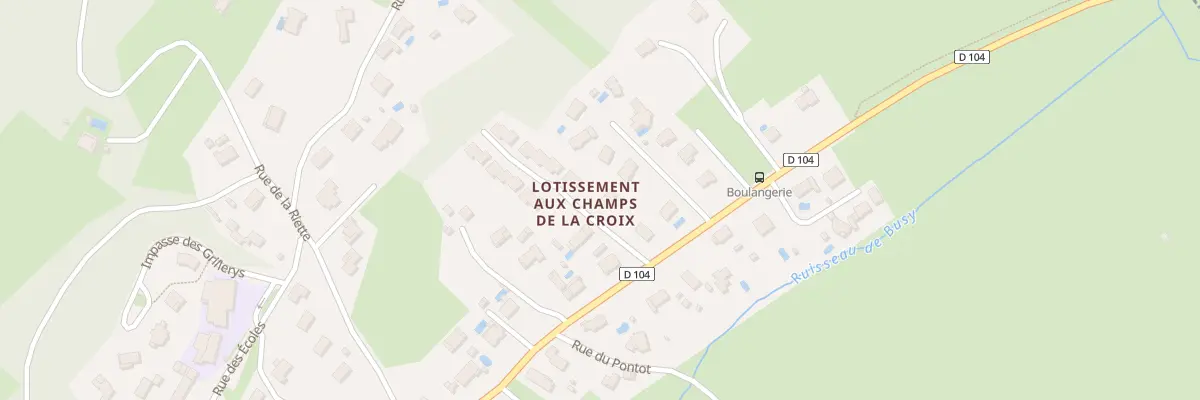 Plan du 2 Rue Voix aux Blancs à Vorges-les-Pins