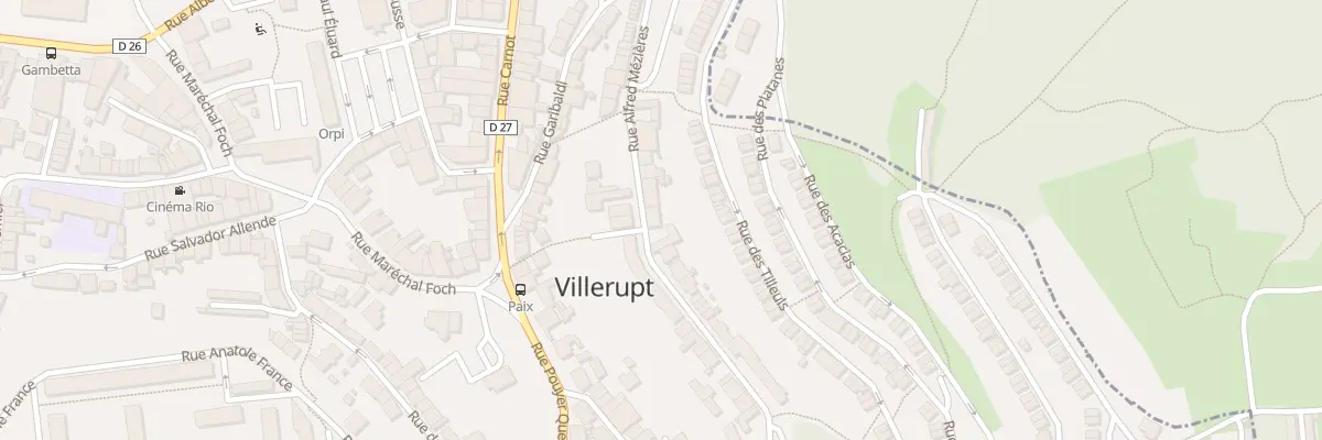 Plan du 10 Rue Alfred Mezieres à Villerupt