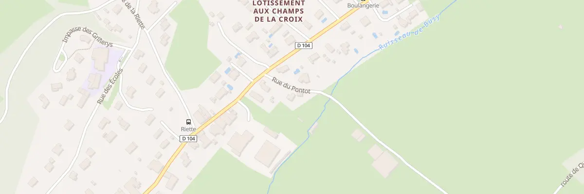 Plan du 4 Rue du Pontot à Vorges-les-Pins