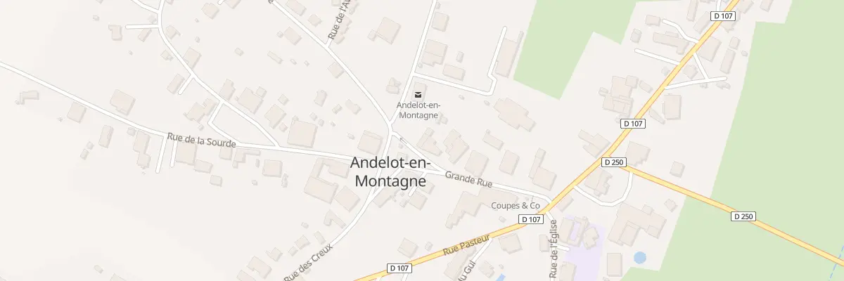 Plan du 1 Grande Rue à Andelot-en-Montagne