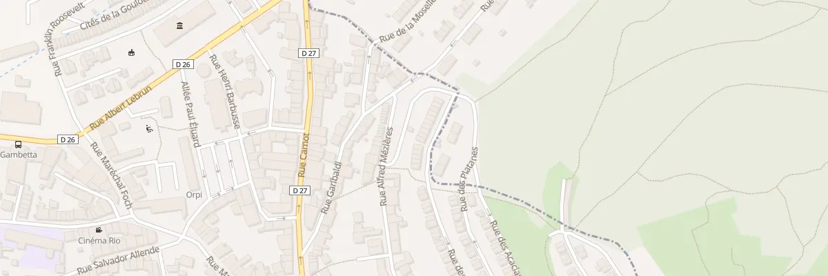 Plan du 10B Rue des Tilleuls à Villerupt