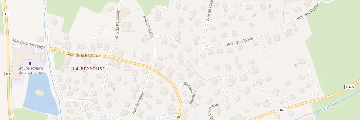 Plan du 5 Rue des Vignes à Pouilley-les-Vignes