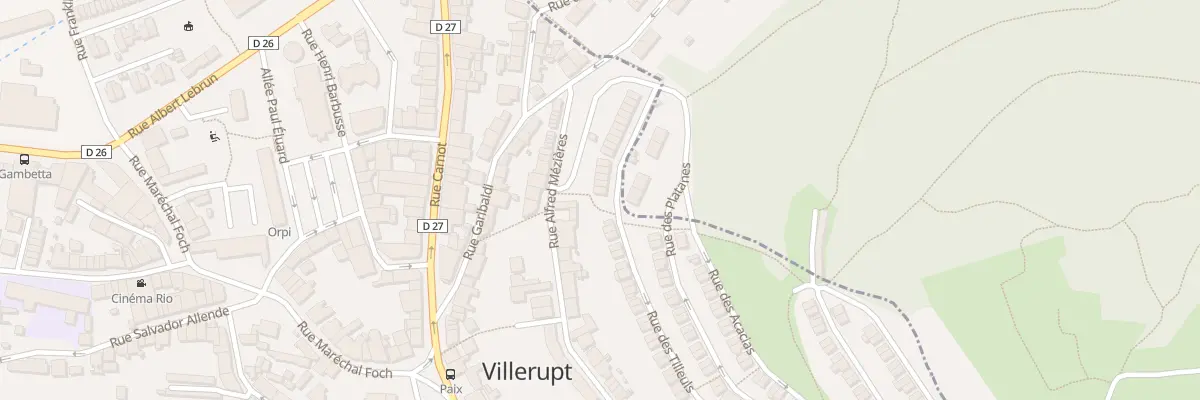 Plan du 15B Rue des Tilleuls à Villerupt