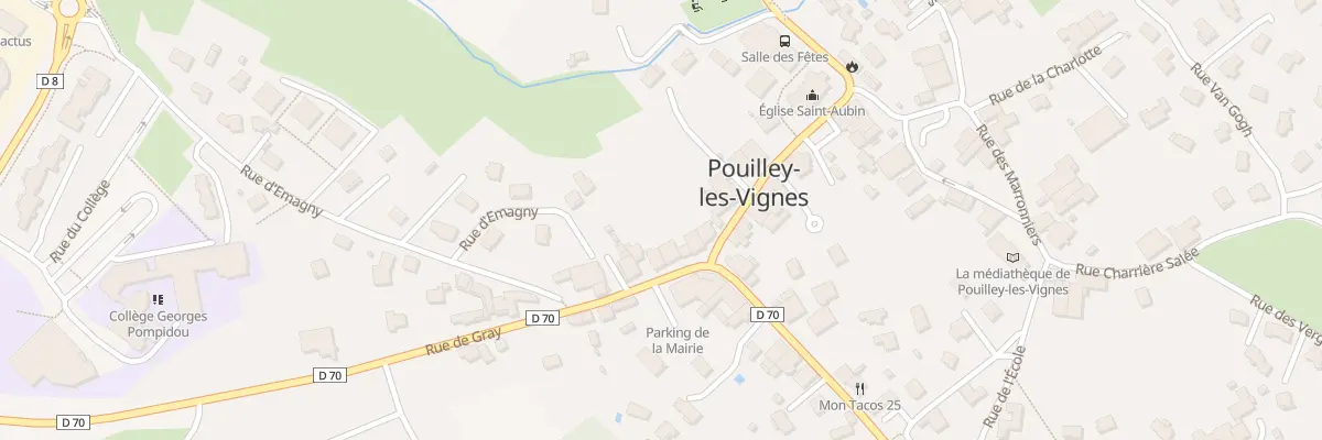 Plan du 6 Rue de Gray à Pouilley-les-Vignes