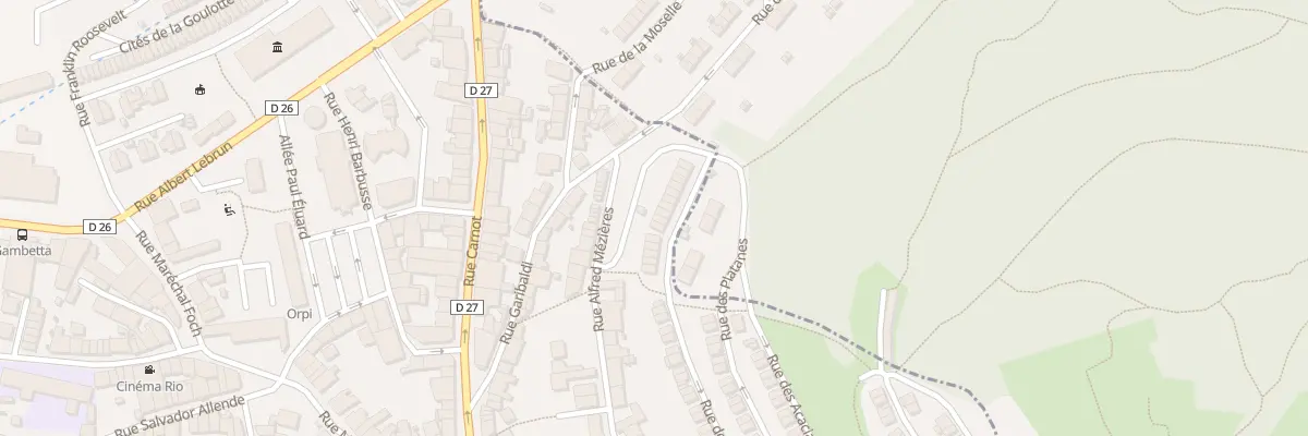 Plan du 9B Rue des Tilleuls à Villerupt