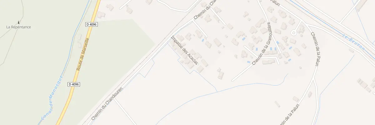Plan du 76 Imp des Acacias à Peyruis