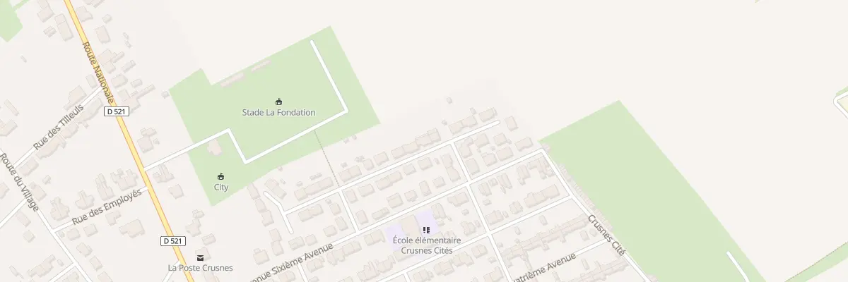 Plan du 13 Rue de la Dame Blanche à Crusnes