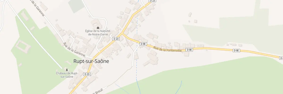 Plan du 8 Rue de la Fontenotte à Rupt-sur-Saône