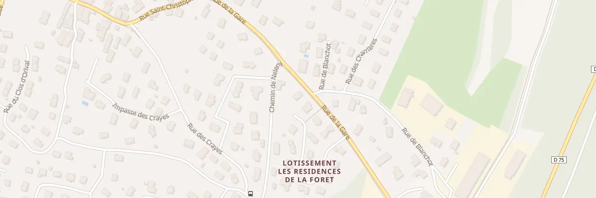 Plan du 12 Rue Combe au Roucheret à Serre-les-Sapins