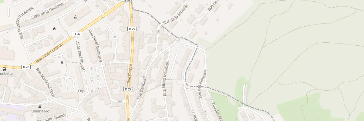 Plan du 7B Rue des Tilleuls à Villerupt