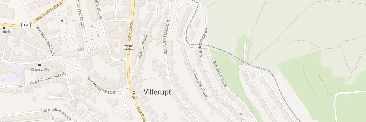 Plan du 5 Rue des Tilleuls à Villerupt
