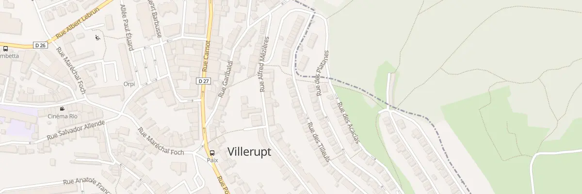 Plan du 4 Rue des Tilleuls à Villerupt