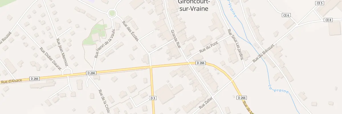 Plan du 32 Gr Grande Rue à Gironcourt-sur-Vraine