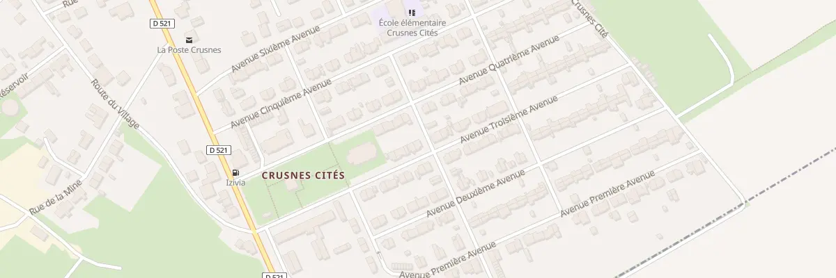 Plan du 7 Av Troisième Avenue à Crusnes