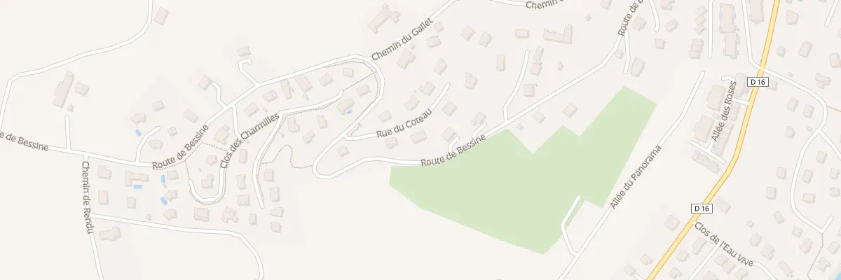 Plan du 6 Rue du Coteau à Rumilly