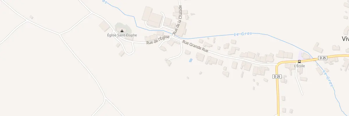 Plan du 261 Rue Grande Rue à Viviers-le-Gras
