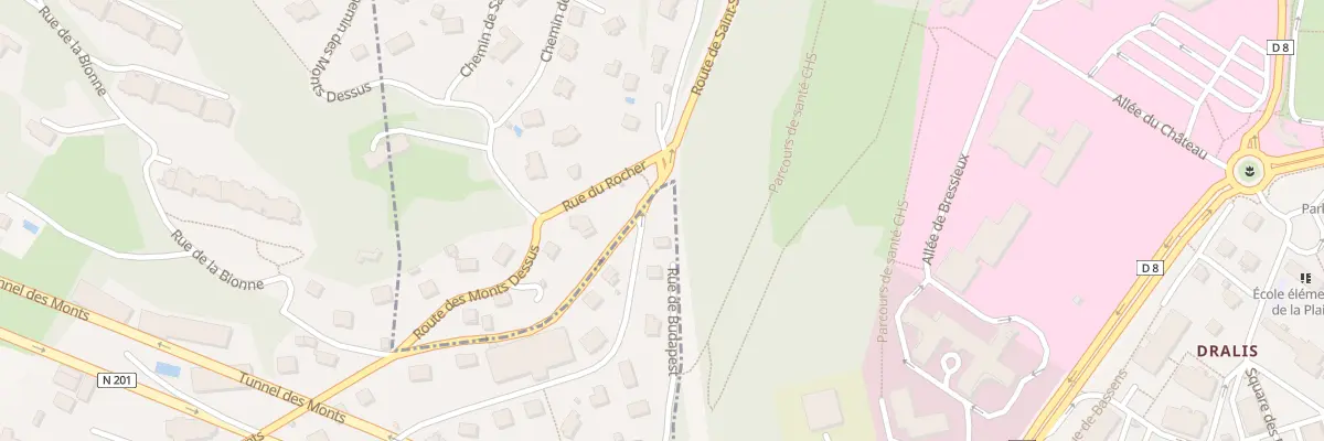 Plan du 60 Rue de Budapest à Chambéry