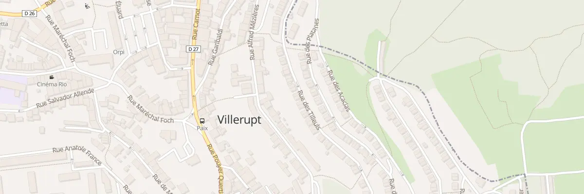 Plan du 11 Rue des Tilleuls à Villerupt