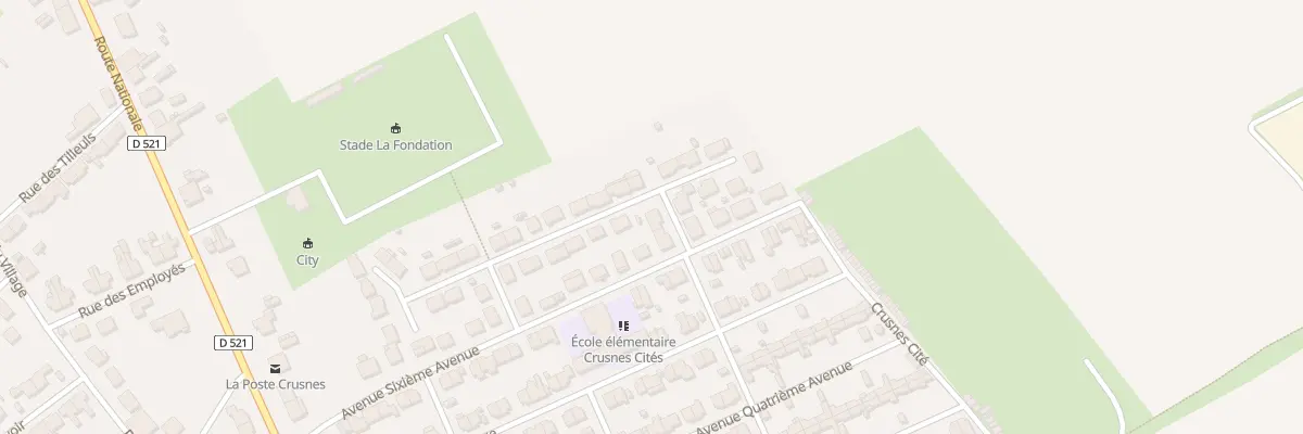 Plan du 44 Rue de la Dame Blanche à Crusnes