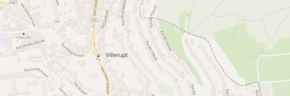 Plan du 13 Rue des Tilleuls à Villerupt