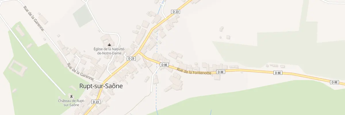 Plan du 9 Rue de la Fontenotte à Rupt-sur-Saône