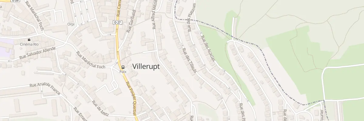 Plan du 14 Rue des Tilleuls à Villerupt