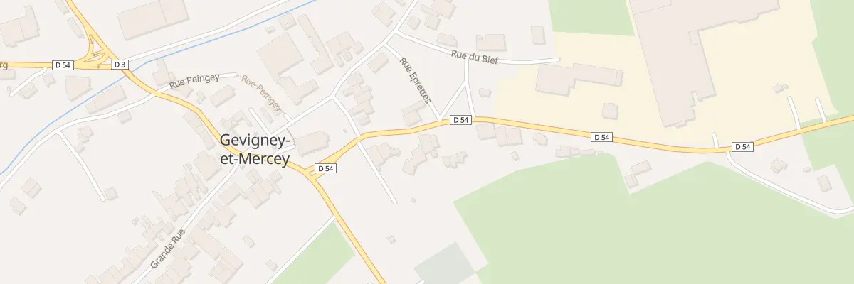 Plan du 6 Rue de Montureux à Gevigney-et-Mercey