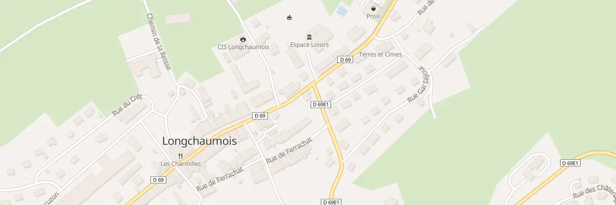 Plan du 74 Grande Rue à Longchaumois