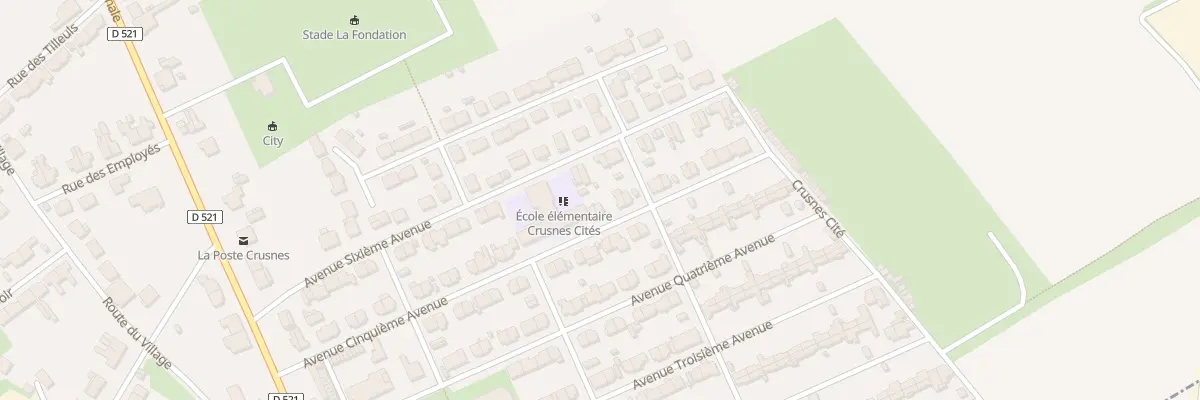 Plan du 41 Av Cinquieme Avenue à Crusnes