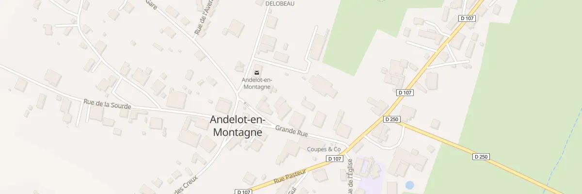 Plan du 11 Grande Rue à Andelot-en-Montagne