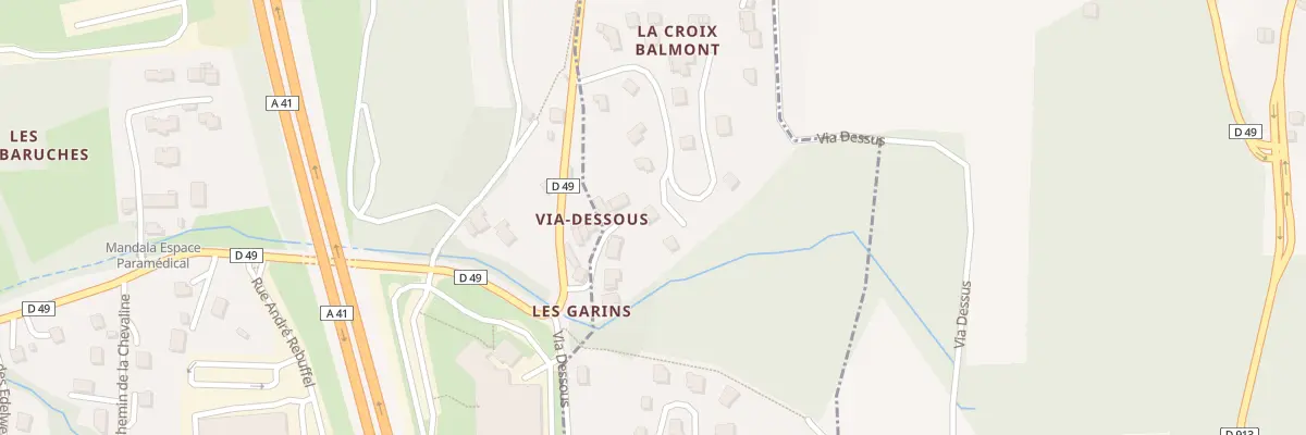 Plan du 5651F Lot de la Croix Balmont à Mouxy