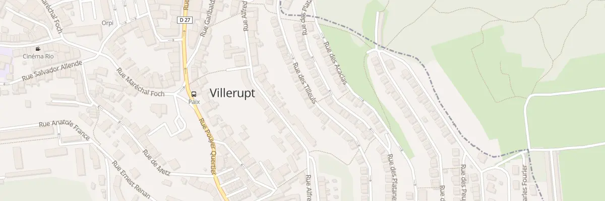 Plan du 18 Rue des Tilleuls à Villerupt