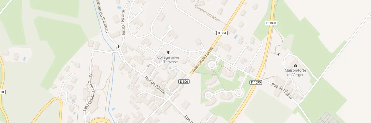 Plan du 386 Av de Savoie à La Terrasse