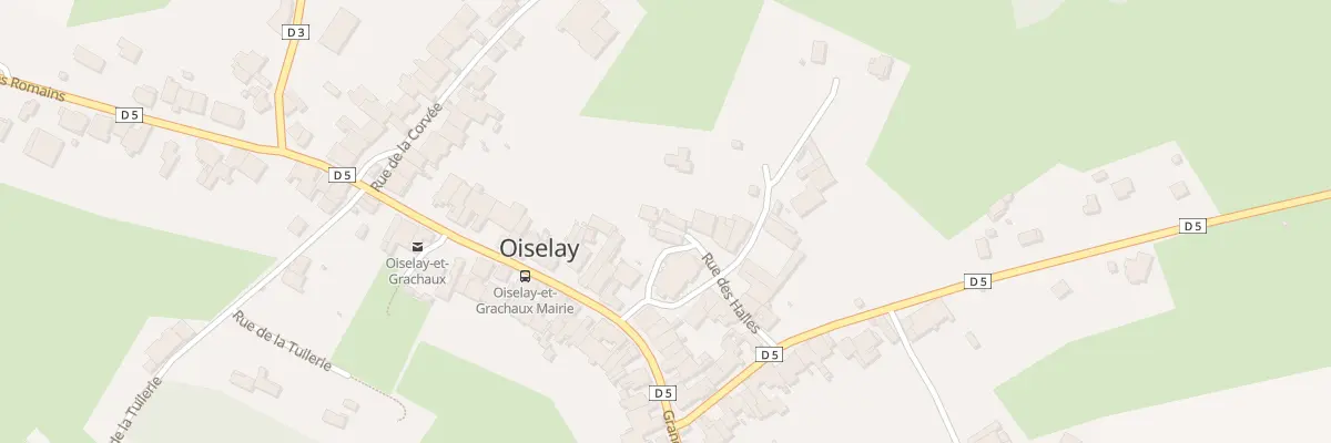 Plan du 3 Rue des Halles à Oiselay-et-Grachaux