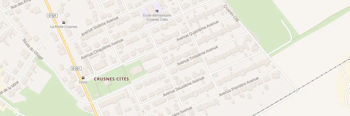 Plan du 13 Av Troisième Avenue à Crusnes