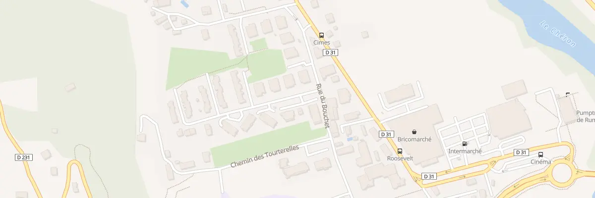 Plan du 33B Rte du Bouchet à Rumilly