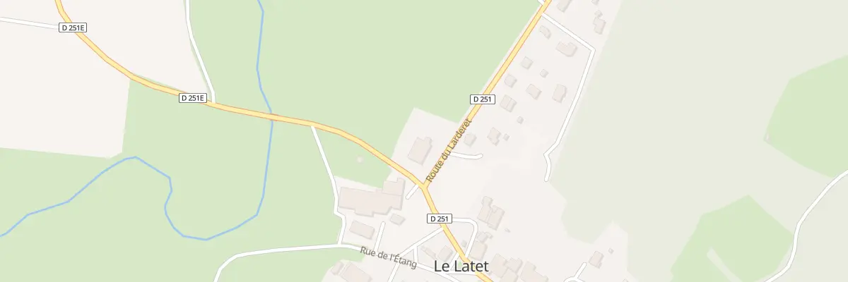 Plan du 1 Rue Maison Commune au Latet