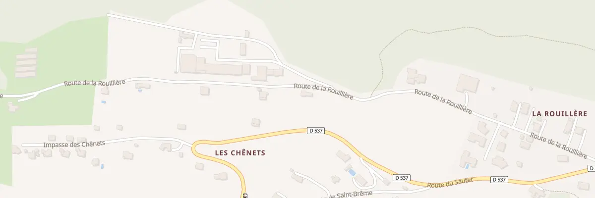 Plan du 83 Rte du Coin à Corps