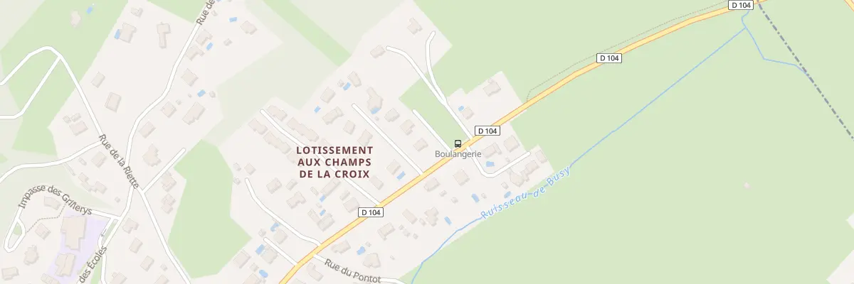Plan du 83 Gr Grande Rue à Vorges-les-Pins