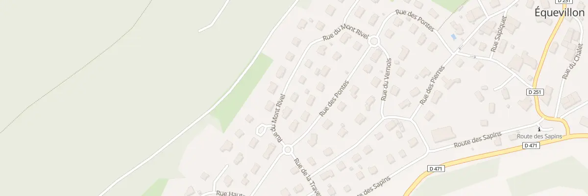 Plan du 9 Rue du Mont Rivel à Équevillon