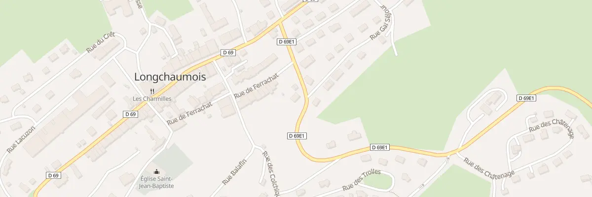 Plan du 22 Rue du Ferrachat à Longchaumois