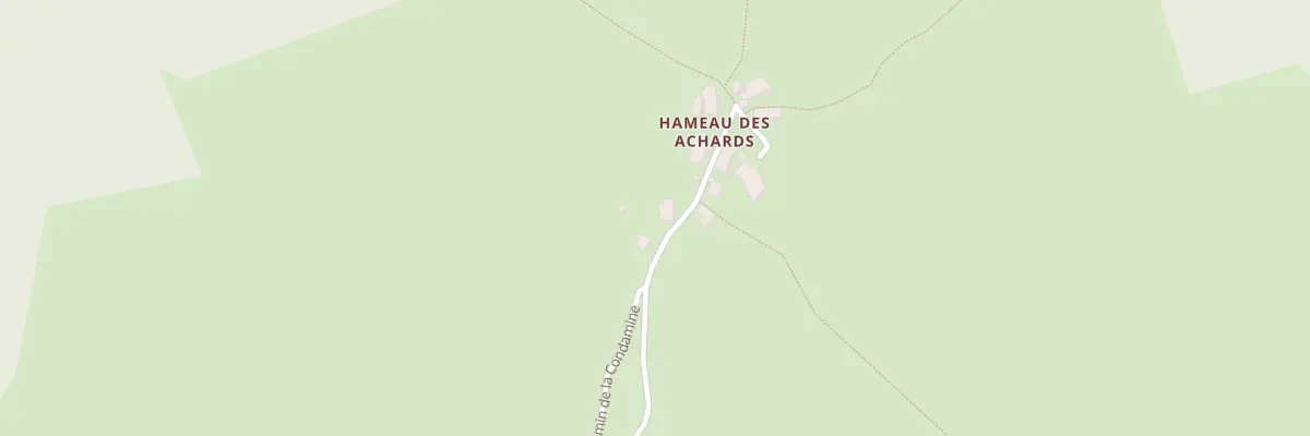 Plan du 2191 Rte des Achards aux Côtes-de-Corps