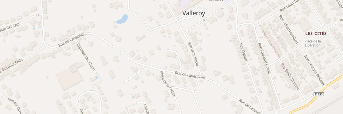 Plan du 56 Rue de Laneufville à Valleroy