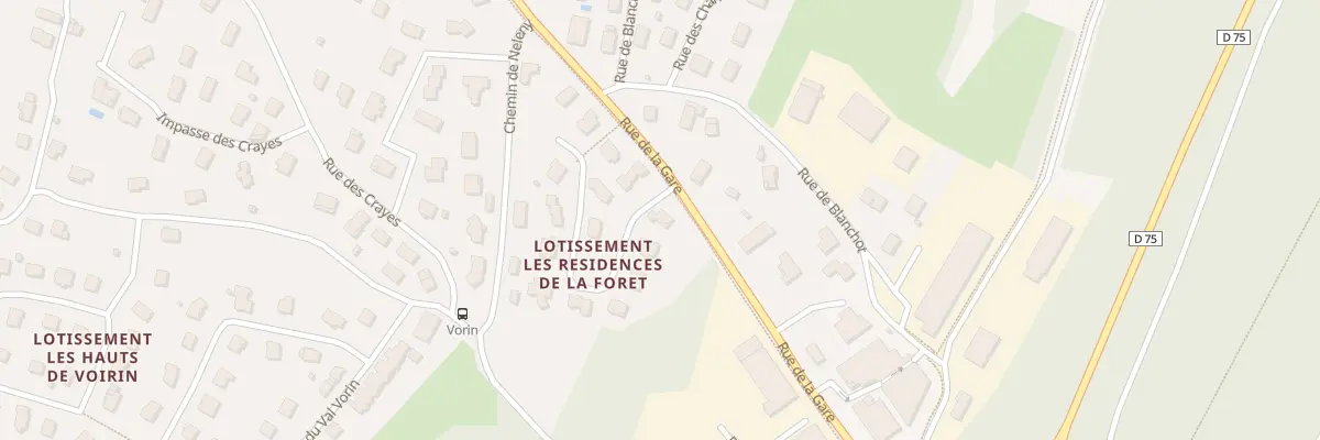 Plan du 1 Rue Combe au Roucheret à Serre-les-Sapins