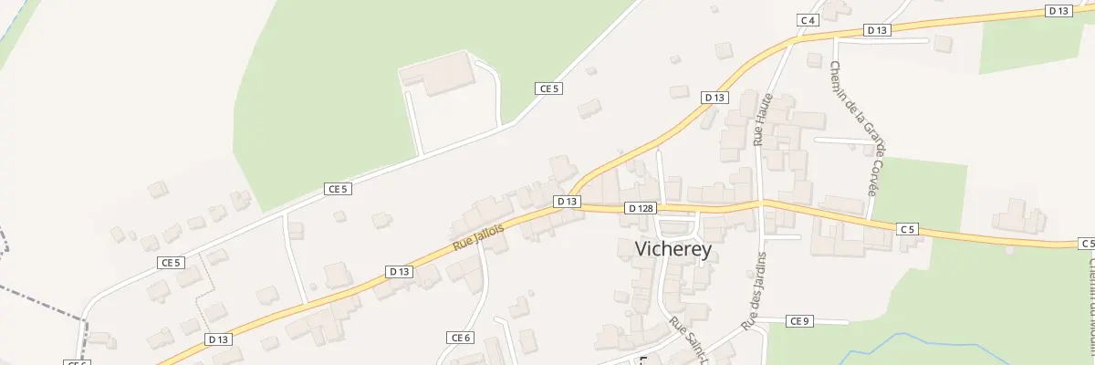 Plan du 2 Rue Jallois à Vicherey
