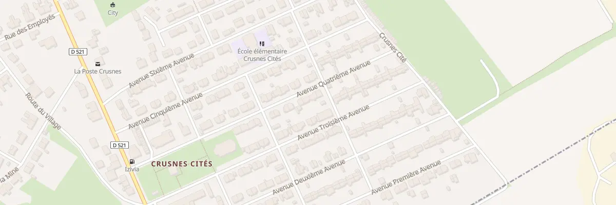 Plan du 20 Av Quatrième Avenue à Crusnes