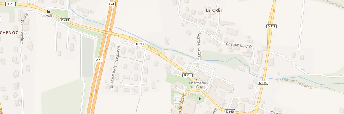 Plan du 19 Rte du Revard à Mouxy
