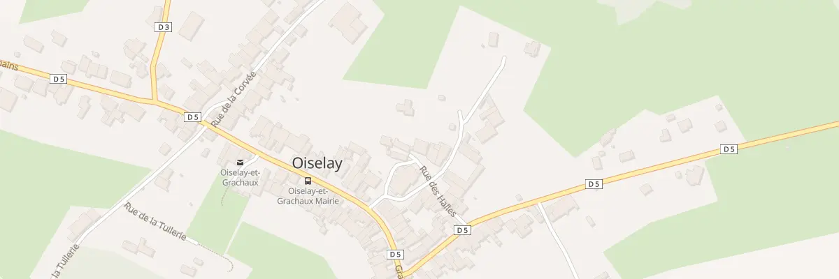 Plan du 5 Rue des Halles à Oiselay-et-Grachaux