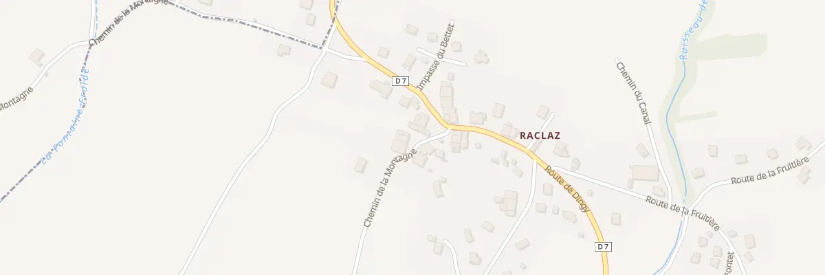 Plan de Raclaz à Dingy-en-Vuache